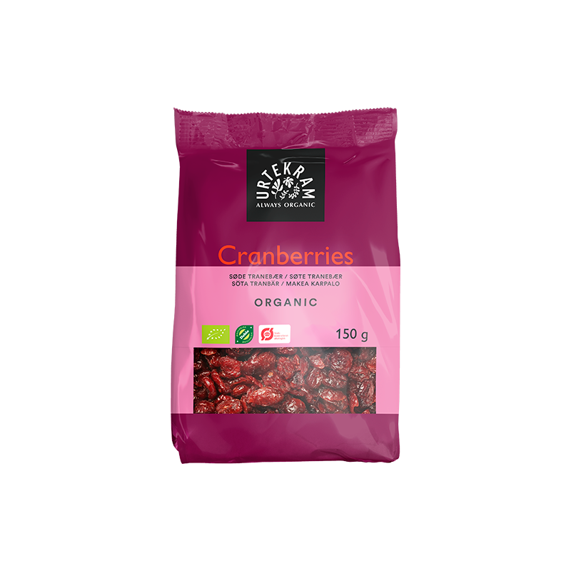 Urtekram Tranebær Snack Ø (150 g)
