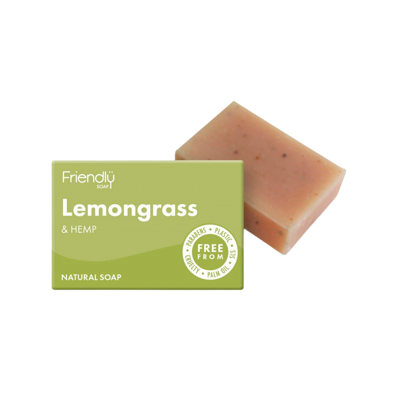 Friendly Sæbebar Citrongræs & Hamp (95 g)