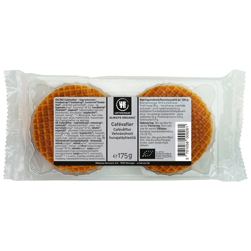 Urtekram Café Vafler Ø (175 gr)