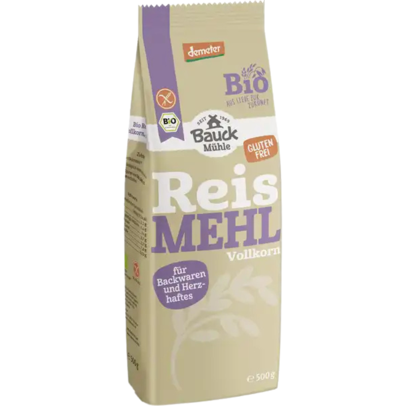 BauckMühle Rismel Fuldkorn Gl.Fri Ø (500 g)