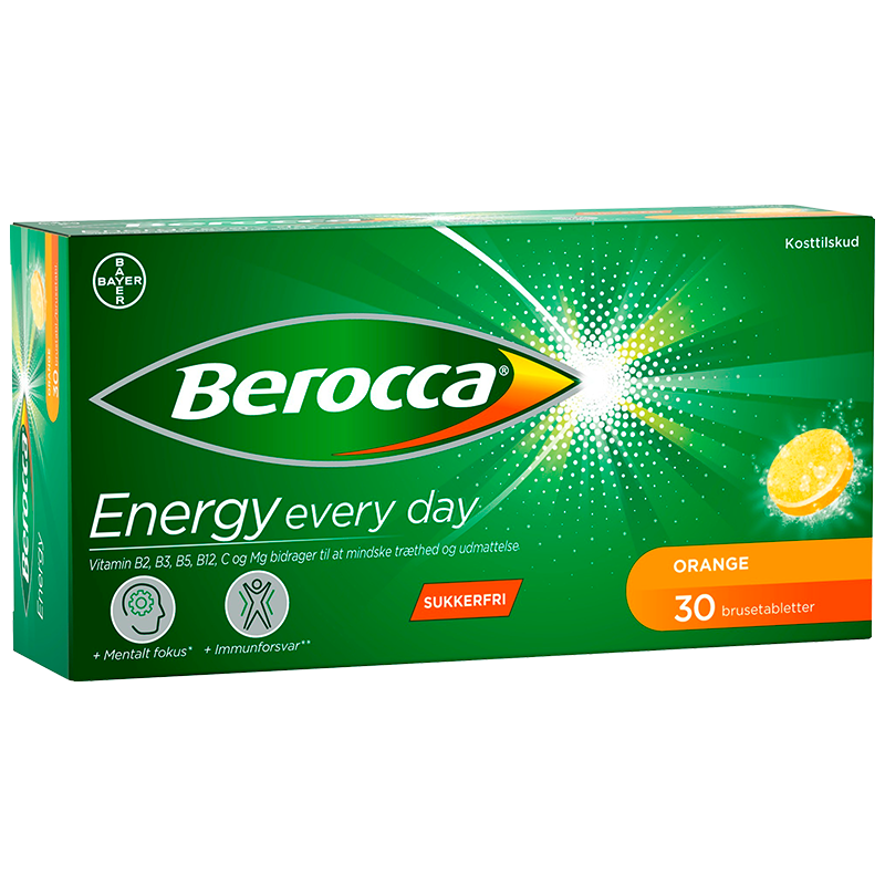 UDSALG Berocca Energy Orange (30 brusetablet) køb billig