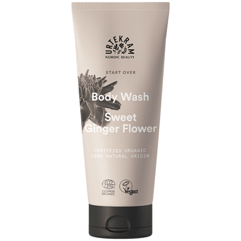 Tilbud Urtekram Sweet Ginger Flower Body Wash (200 ml) køb billig