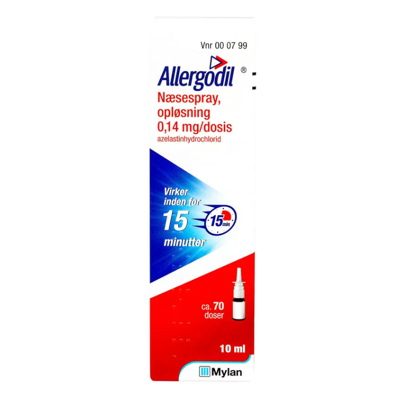 Allergodil Næsespray 0,14 mg (10 ml)