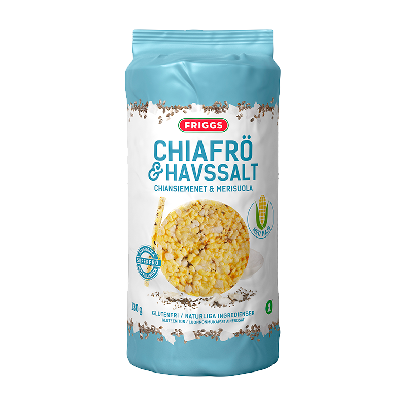 Friggs Corncake Chia Seasalt (130 g)