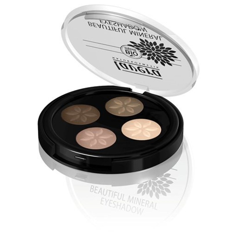 Beautiful Mineral Quattro Eyeshadow Cappuccino Cream 02 Lavera Trend