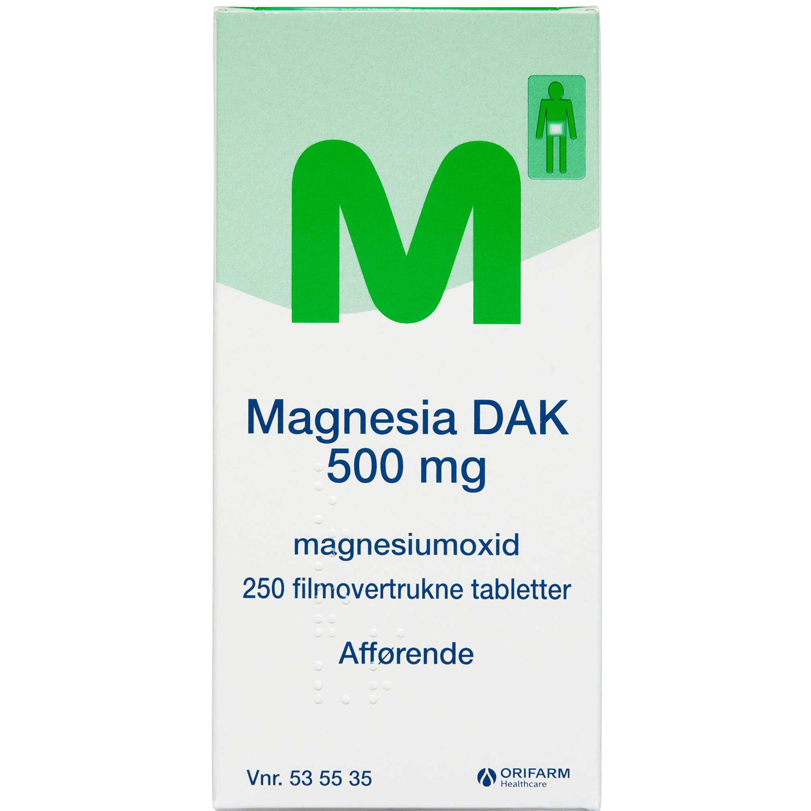 Magnesia DAK 500 mg (250 tabl)
