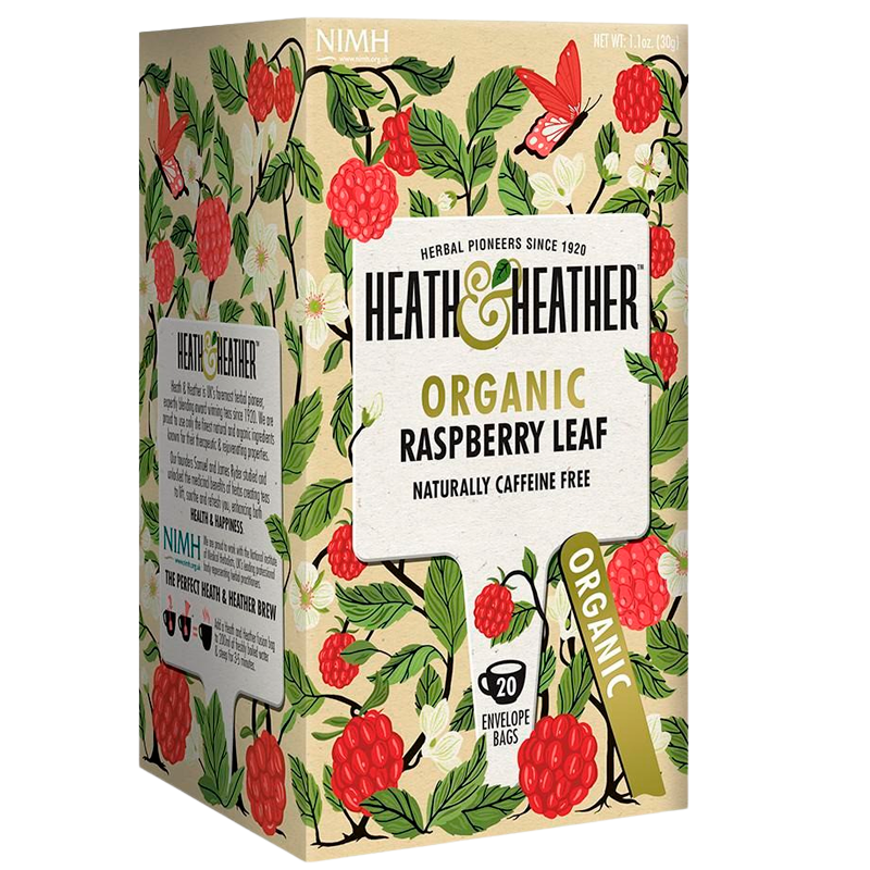 Heath & Heather Organic Raspberry Leaf (20 breve)