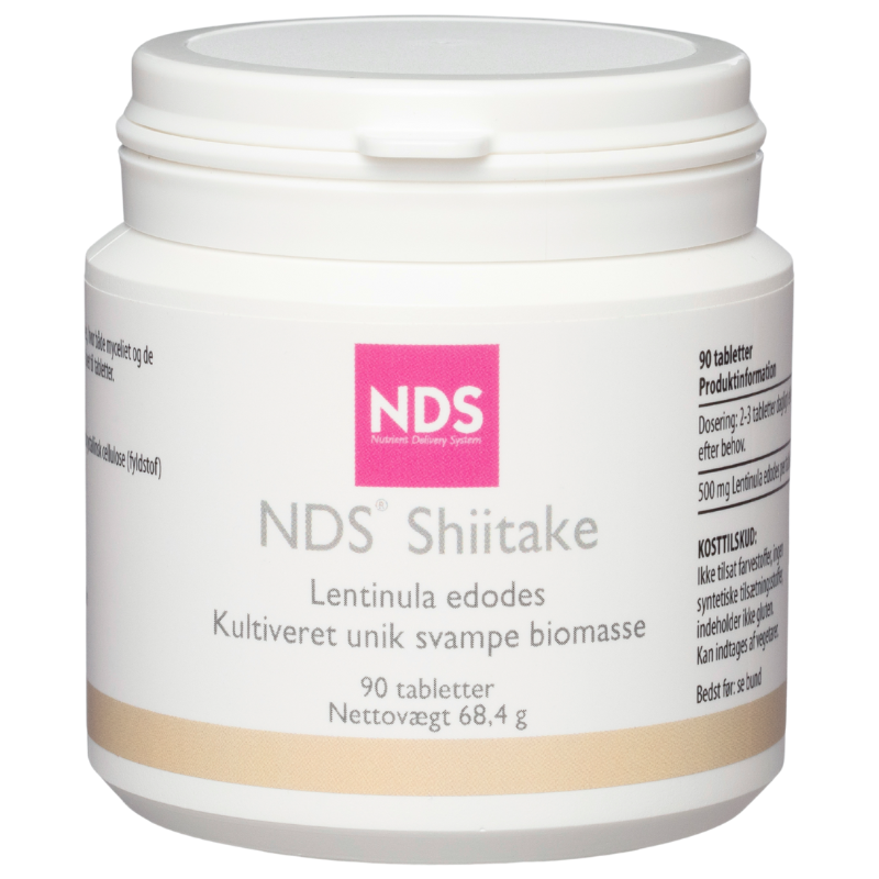 Tilbud NDS Shiitake (90 tabl) køb billig