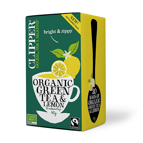 Clipper Grøn Te m. Citron Ø (1 pk)