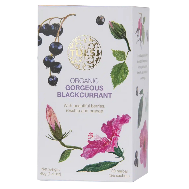 Tulsi Gorgeous Blackcurrant tea Ø (20 breve)