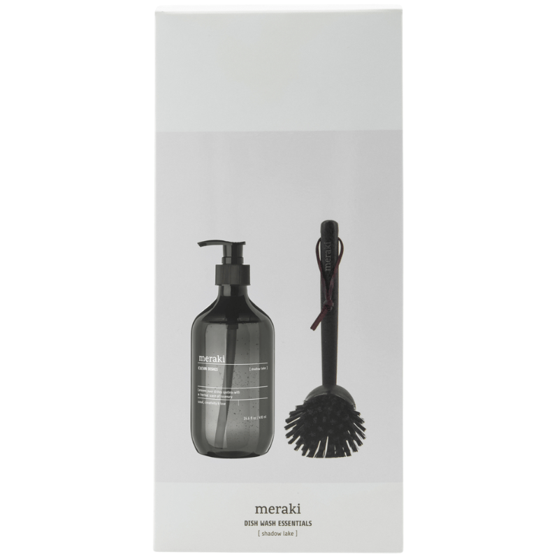 Meraki Gaveæske - Opvaskesæbe/-børste - 490 ml - Shadow Lake