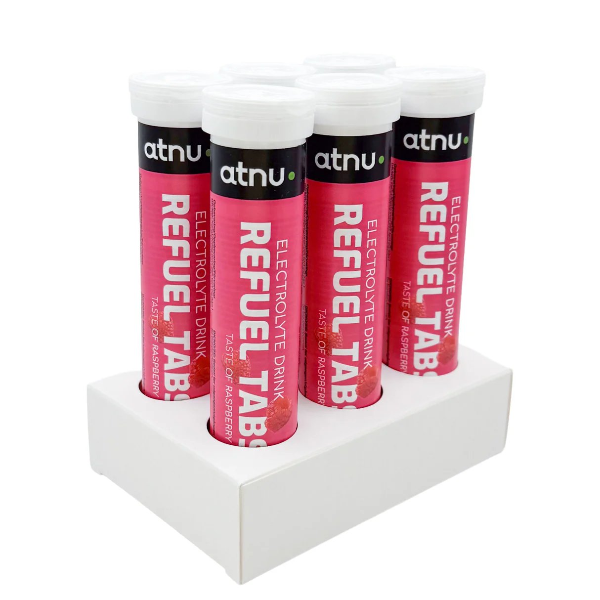 6 x ATNU Refuel Elektrolyte Tabs Raspberry (20 tabl)