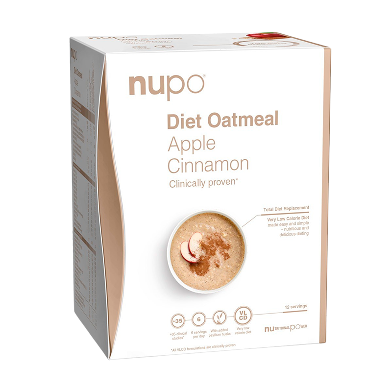 Nupo Diet Oatmeal Apple Cinnamon (12x32 g)