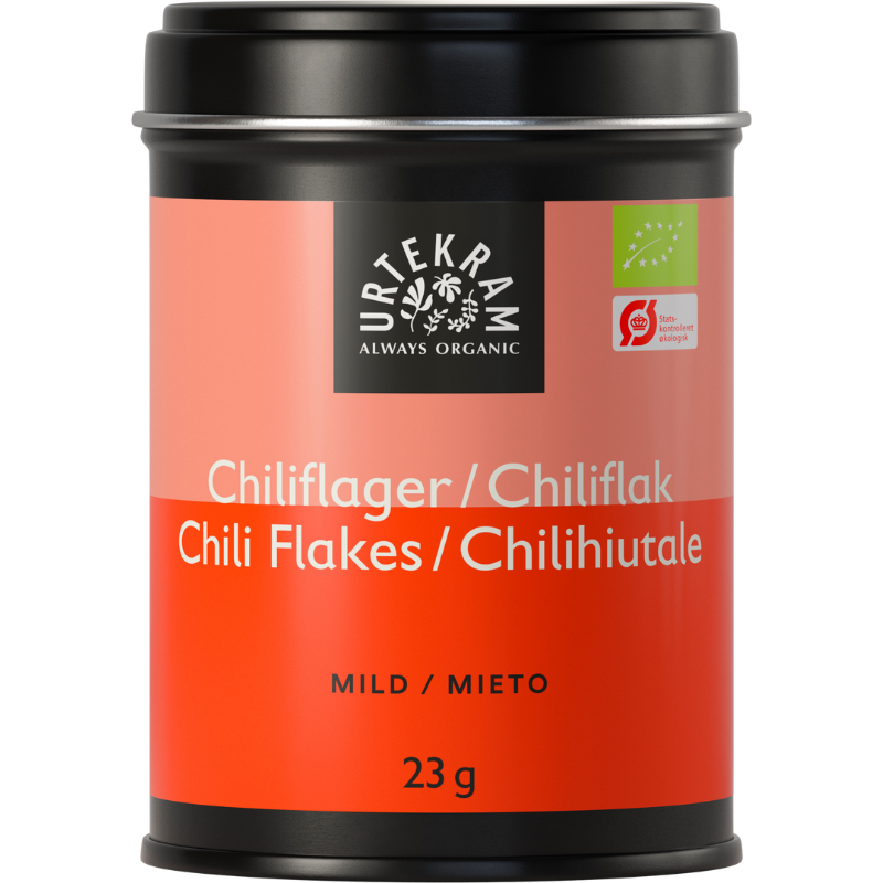 UDSALG Urtekram Chilliflager Ø (23 gr) køb billig