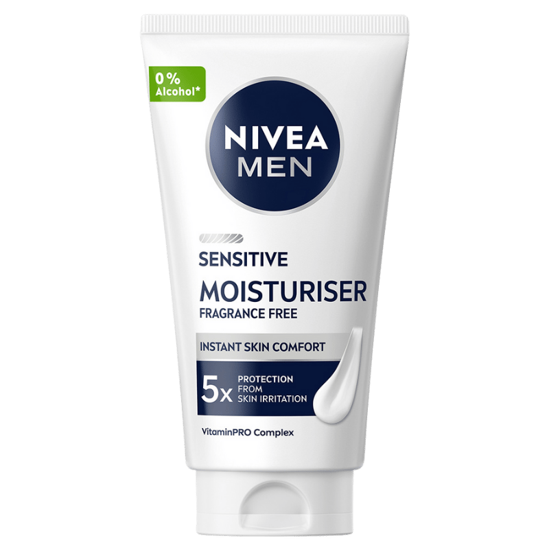 Nivea For Men Sensitive Moisturiser Face Cream (75 ml)