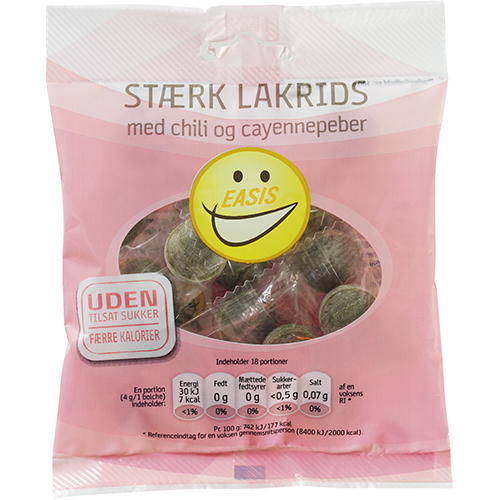 EASIS Stærk Lakridsbolcher (70 g)