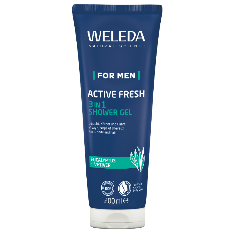 Weleda Men Active Fresh 3 in 1 Shower Gel (200 ml)