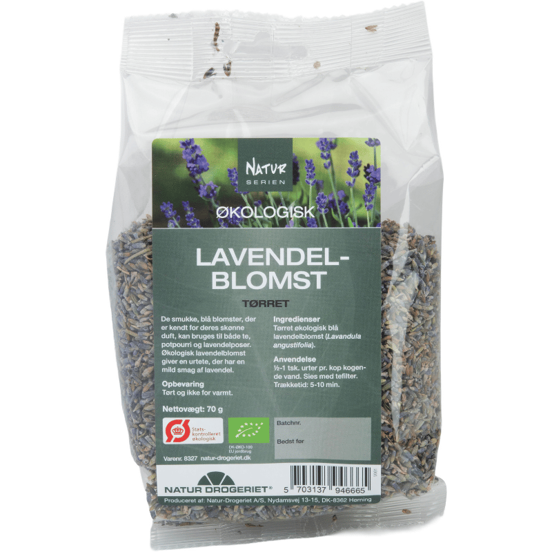 ND Lavendelblomst blå tørret • 100g.