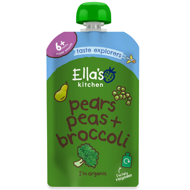 Babymos Broccoli/Pære/Ærter 6 Mdr Ø (120 gr) Babymos Broccoli/Pære/Ærter 6 Mdr Ø (120 gr)