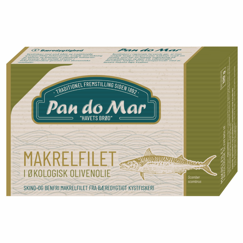 Biogan Makrel I Olivenolie (120 gr)