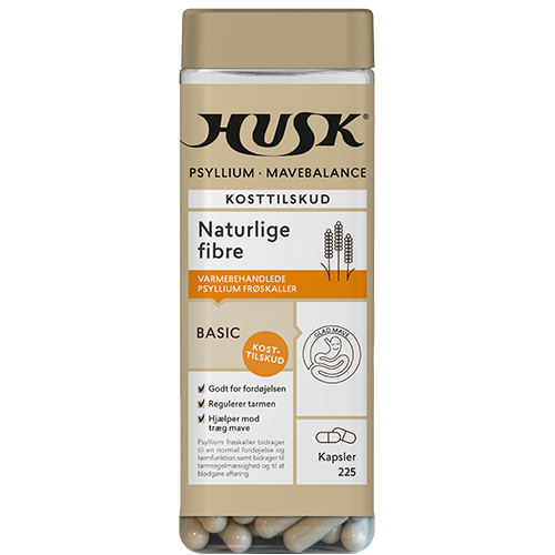 UDSALG HUSKÂ® Psyllium Mavebalance (225 kap) køb billig