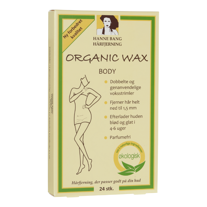 Hanne Bang Organic Wax Body Strips 24 stk.