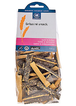 Urtekram Grissini Snack Spelt og Birkes É (125 gr)