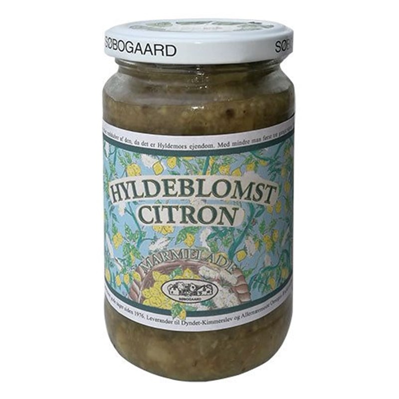 Søbogaard Hyldeblomst/Citron marmelade Ø (400 g.)