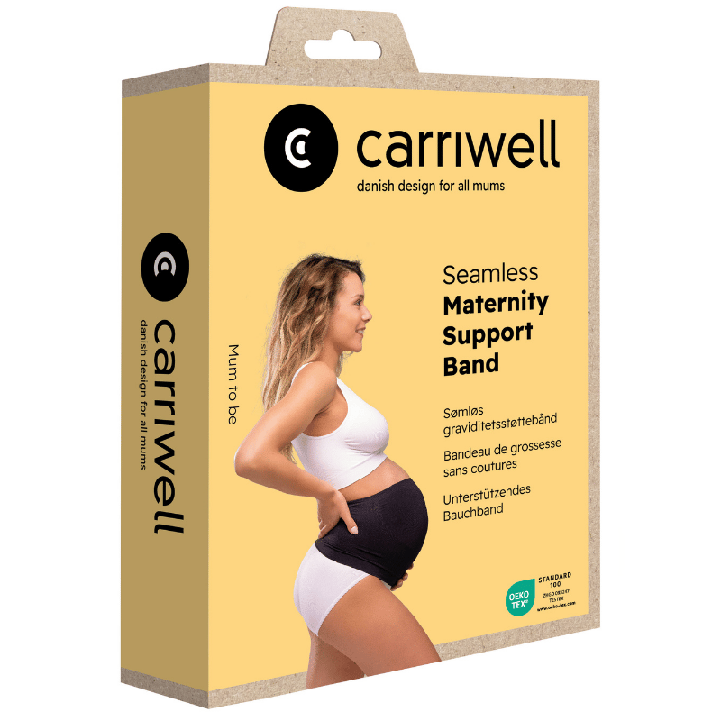 Carriwell Seamless Graviditetsstøttebånd Sort - Small (1 stk)