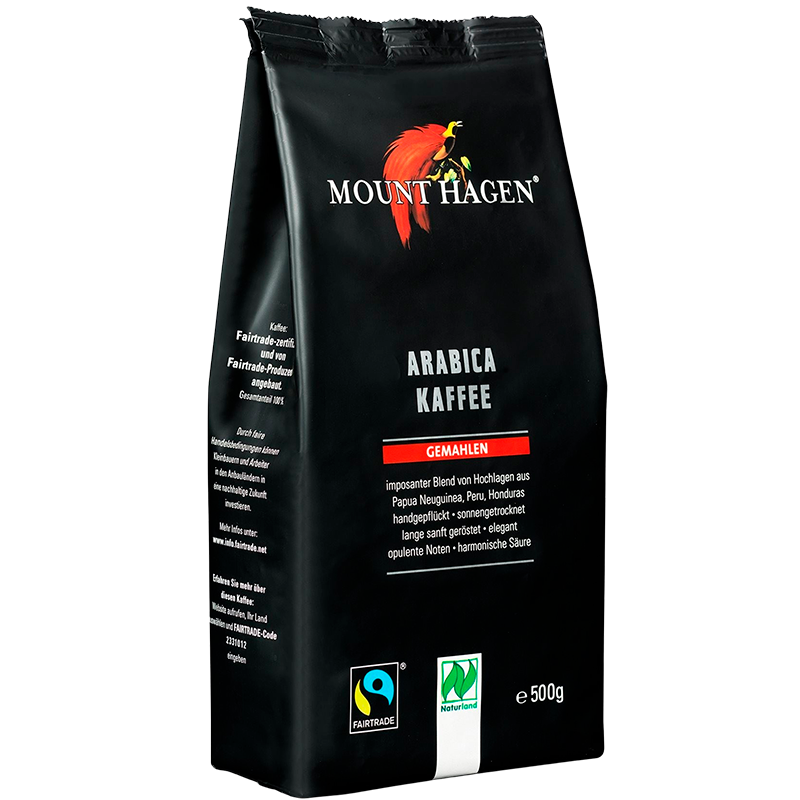 Mount Hagen Kaffe Arabica Ø Fairtrade (500 g)