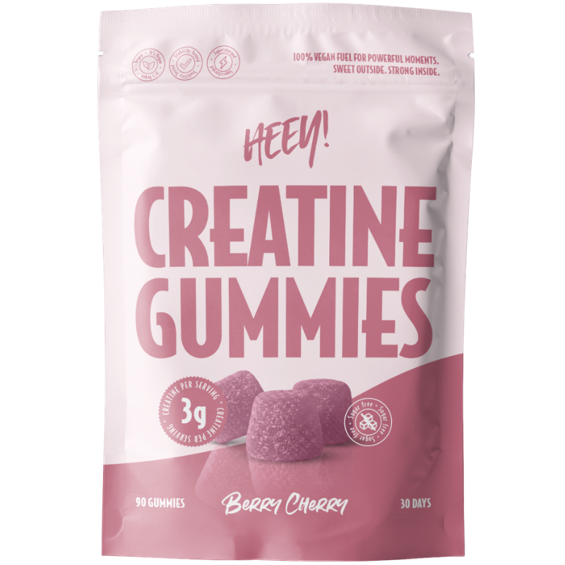 Heey! Creatine Gummies Berry Cherry (90 stk) Heey! Creatine Gummies Berry Cherry (90 stk)