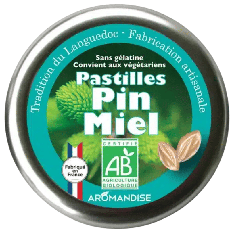 Aromandise Pastiller m. Honning & Fyrnåle Ø (45 g)