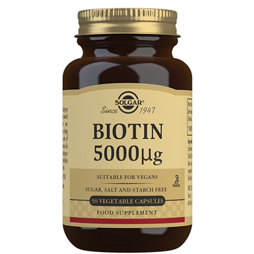 UDSALG Solgar Biotin 5000ug (50 kap) køb billig