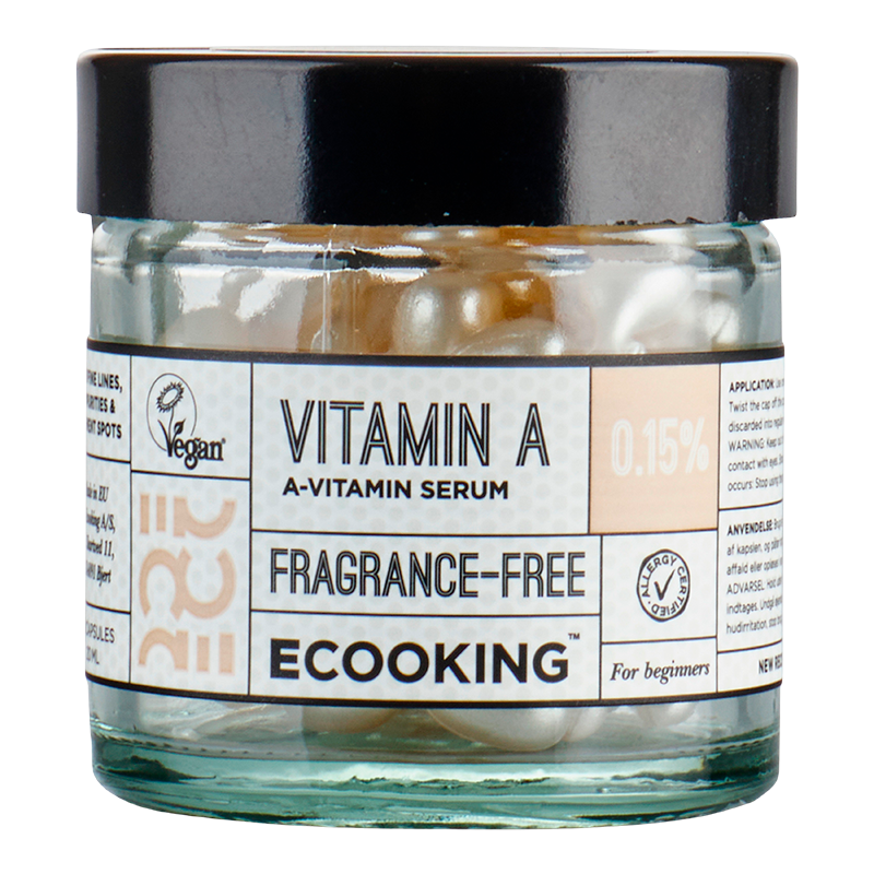 Ecooking Face A-Vitamin 0,15% Parfumefri (60 stk)