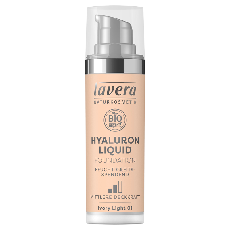 Lavera Foundation Ivory Light 01 Hyaluron Soft Liquid (30 ml)