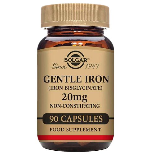 Solgar  Gentle Iron (Jern) 20 mg (90 kap)