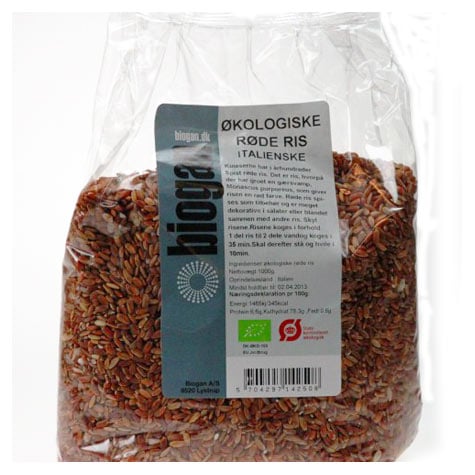 Biogan Røde Ris Ø (500 g)