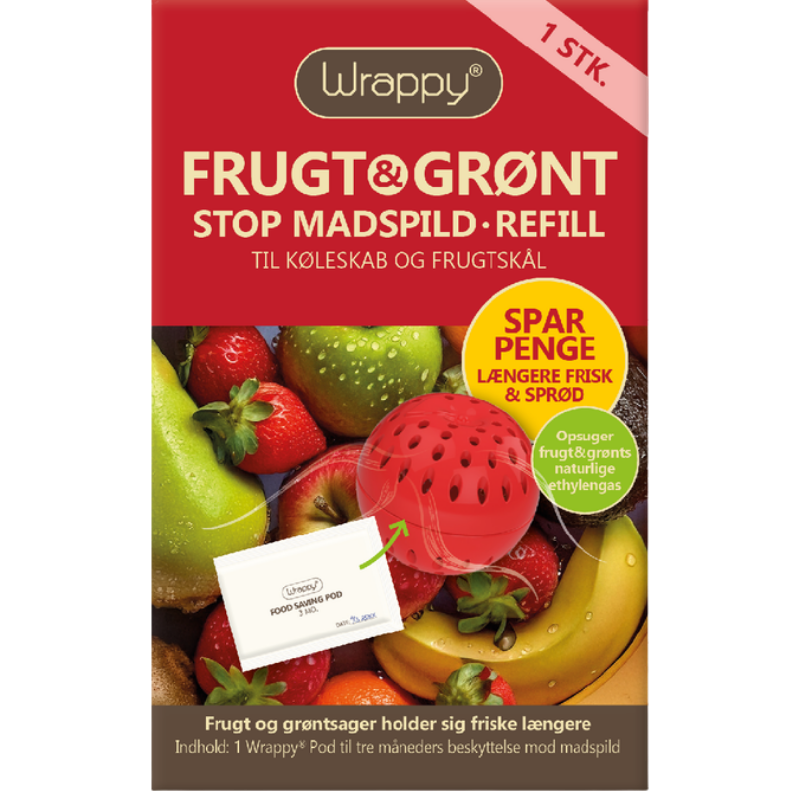 Wrappy Pods Refill Til 3 Måneder (1 stk)