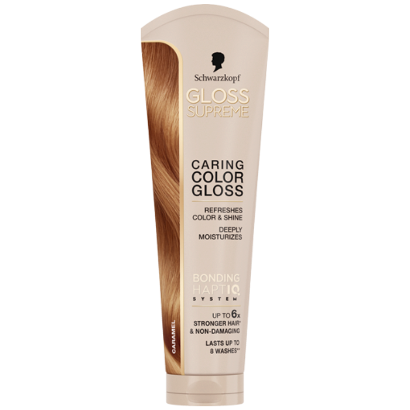 Schwarzkopf Gloss Supreme Caring Color Gloss Caramel (145 ml) Schwarzkopf Gloss Supreme Caring Color Gloss Caramel (145 ml)