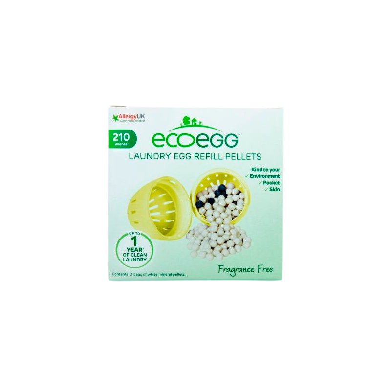 Ecoegg Refill Til Vaskeæg Uden Duft (210 vaske)
