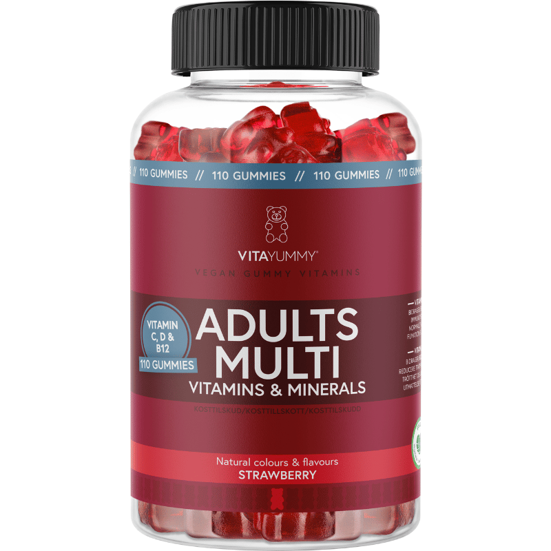 VitaYummy Adults Multi Strawberry (110 stk)