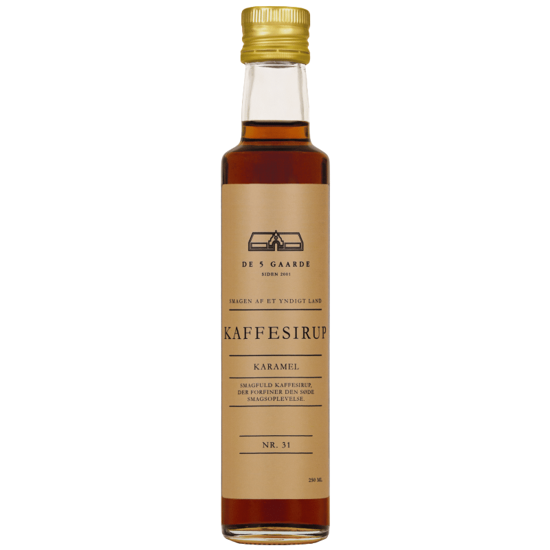 DE 5 GAARDE kaffesirup Karamel - 250 ml