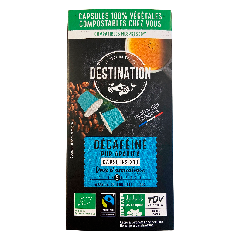 Destination Kaffekapsler Koffeinfri (55 g)