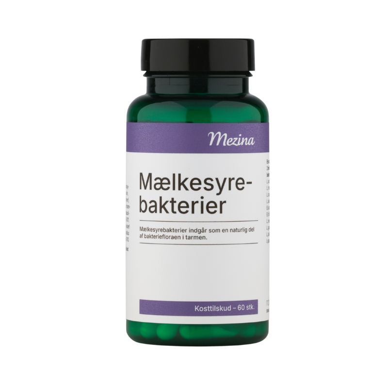 Tilbud Mezina Mælkesyrebakterier Probiotika (60 kaps) køb billig