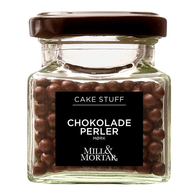 Mill & Mortar Chokolade Perler MØRK (45 g)