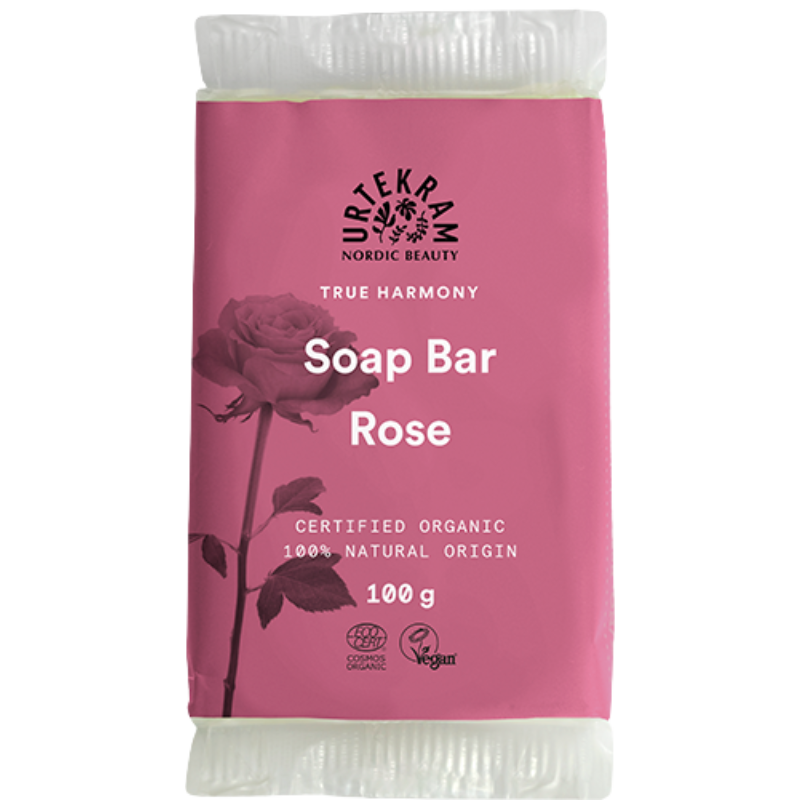 Tilbud Urtekram Sæbe Rose (100 g) køb billig