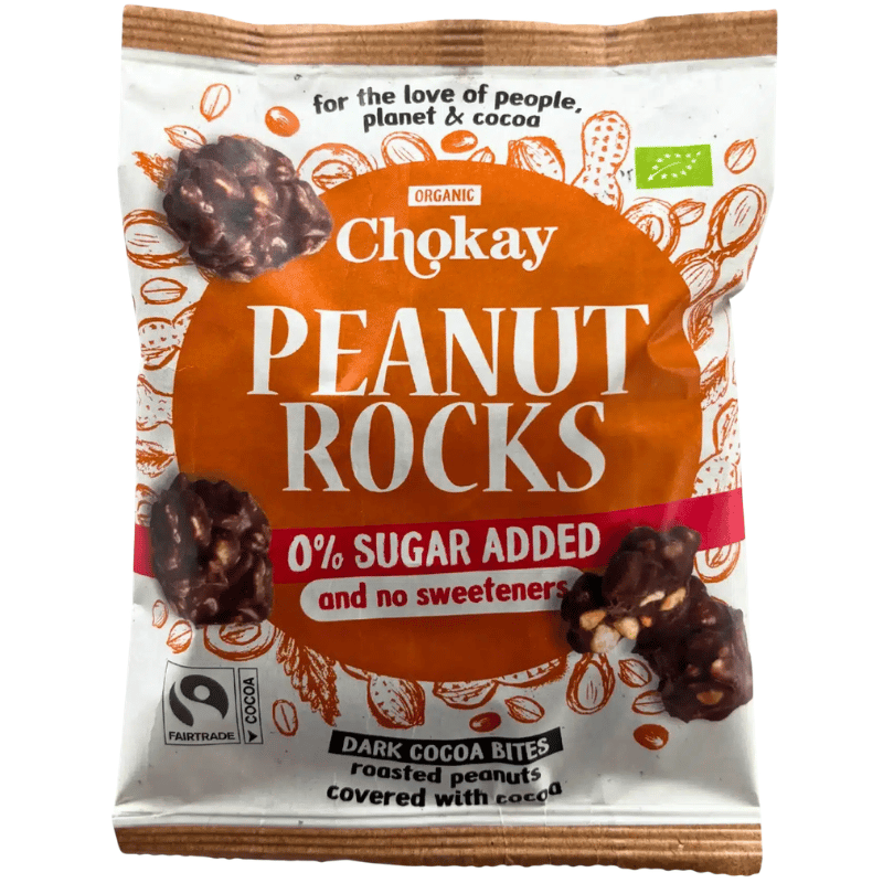 Chokay Dark Peanut Rocks Ø (85 g)