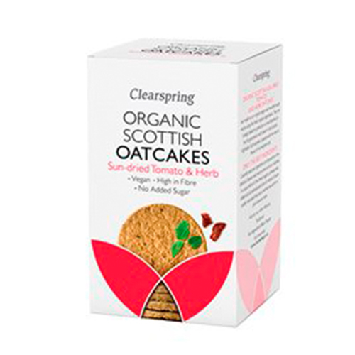 Clearspring Havrekiks Soltørrede Tomater Ø (200 g)