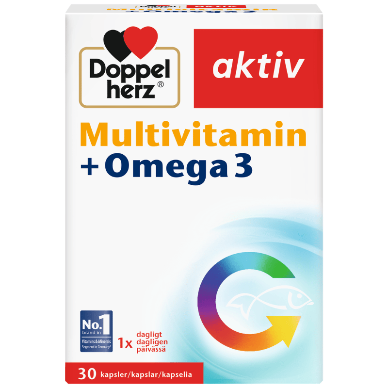 Doppelherz Aktiv Multivitamin + Omega 3 (30 kaps)