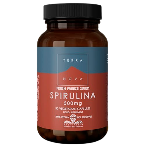 UDSALG Terranova Spirulina (50 kaps) køb billig